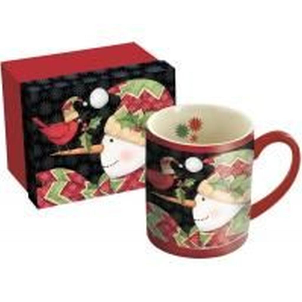 image Susan Winget Cardinals on Nose Mug with Gift Box