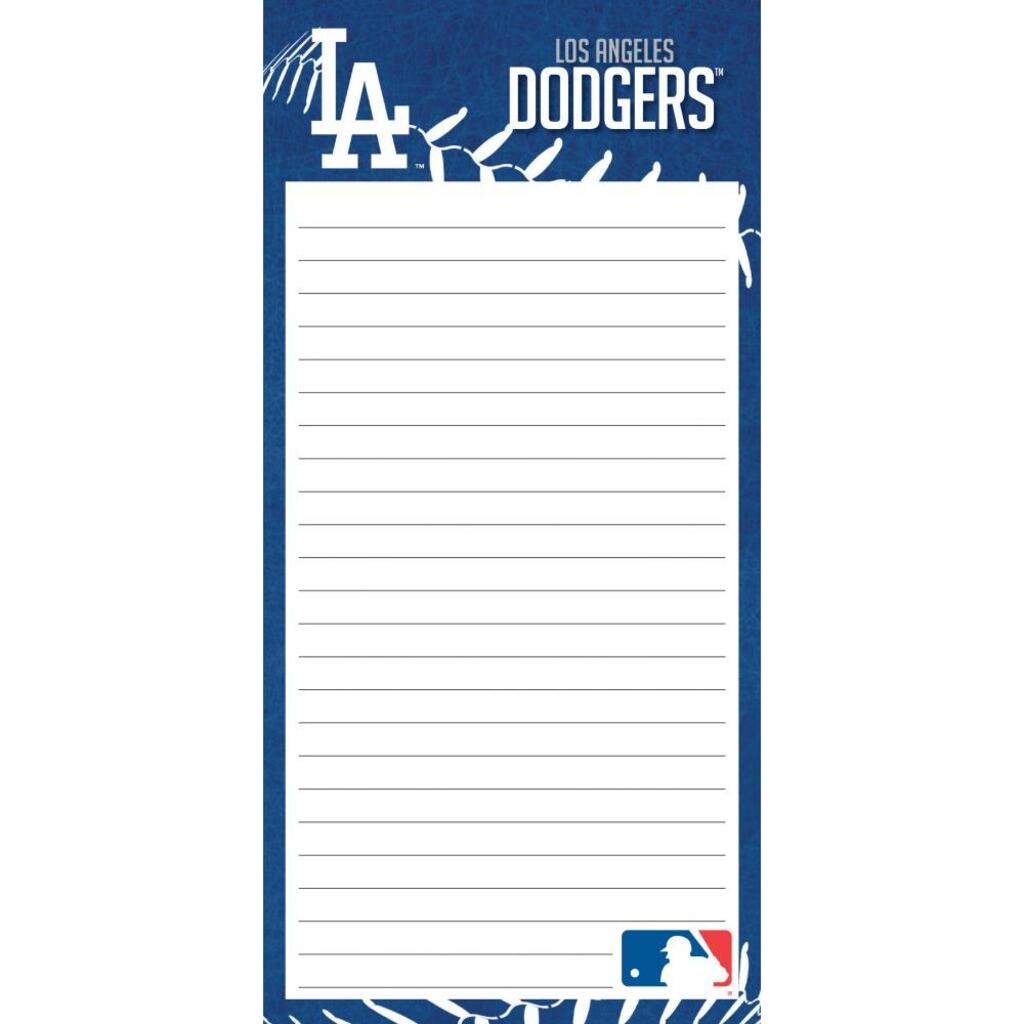 image Los Angeles Dodgers List Pad (2 Pack)