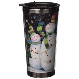 image Three Snowmen Acrylic Travel Mug