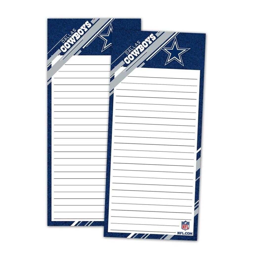 image Dallas Cowboys List Pad (2 Pack)