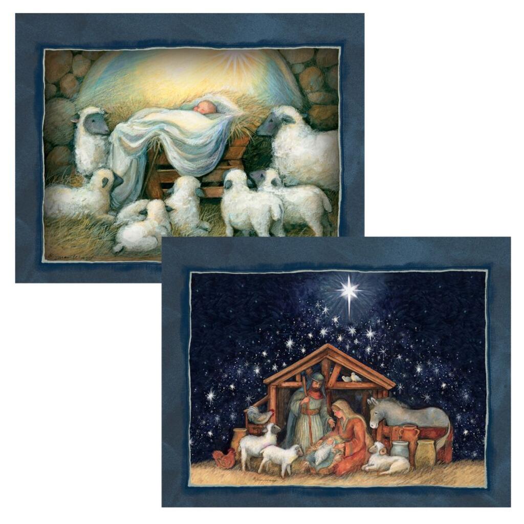 image Nativity Assorted 5.375 In X 6.875 In Boxed Christmas Cards