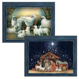 image Nativity Assorted 5.375 In X 6.875 In Boxed Christmas Cards