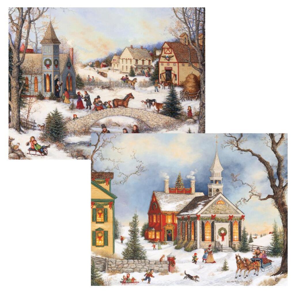 image Folk Art Holiday Assorted Boxed Christmas Cards