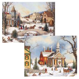 image Folk Art Holiday Assorted Boxed Christmas Cards