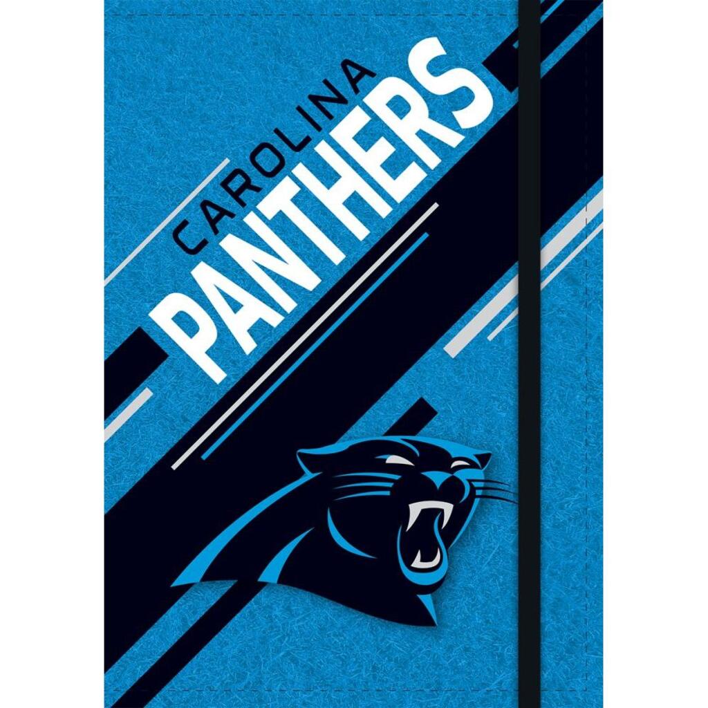 image Carolina Panthers Soft Cover Stitched Journal