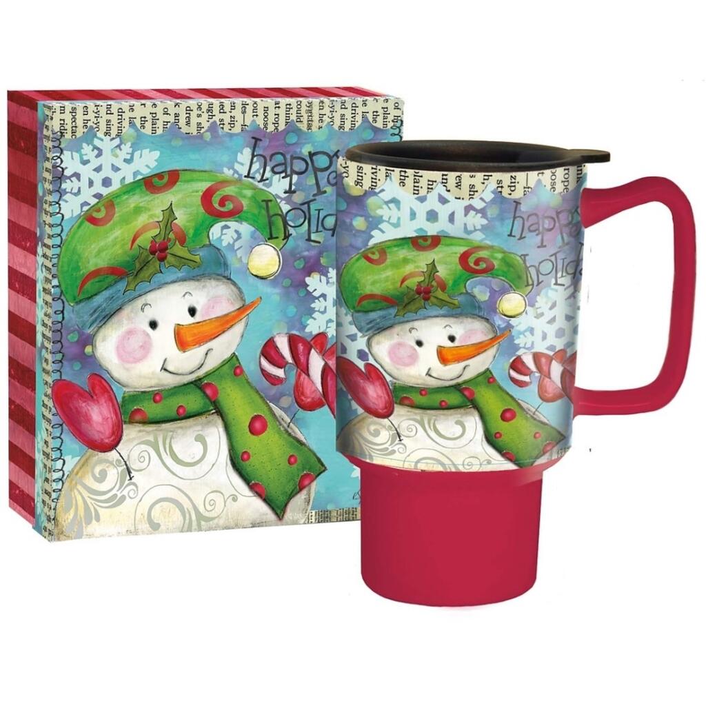 image Snowman Follies Travel Mug