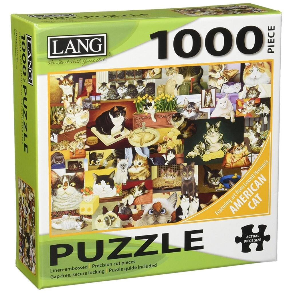 image American Cat 1000 Piece Puzzle