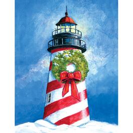 image Warm Wishes 5.375" X 6.875" Boxed Christmas Card