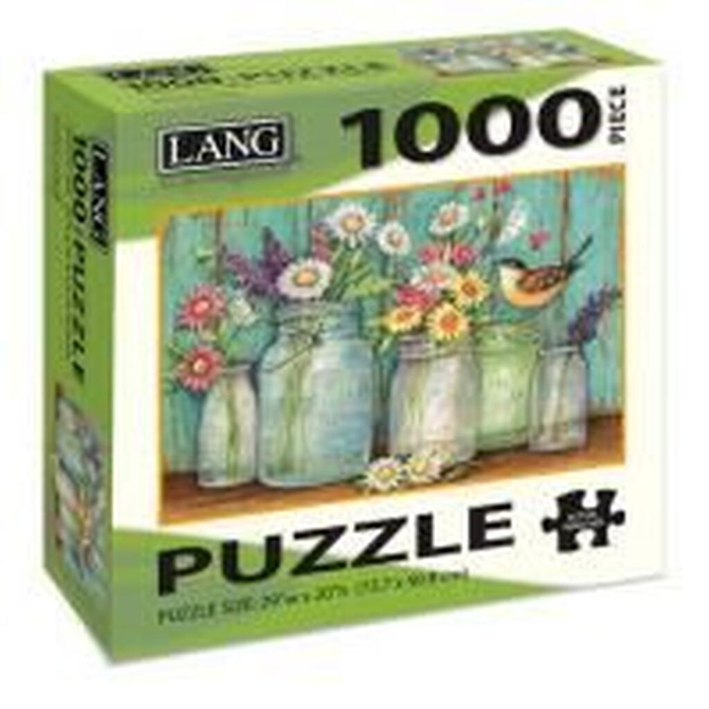 image Mason Flowers 1000 Piece Puzzle