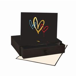 image jgoldcrown Heart of Gold Note Cards w Keepsake Box