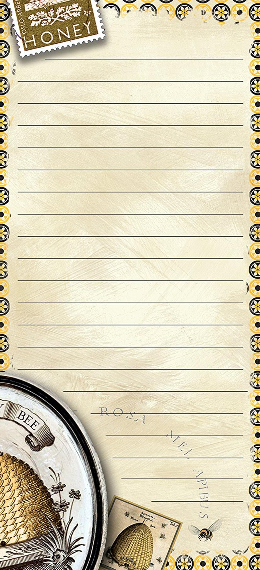 image Honey & Grey Mini List Pad