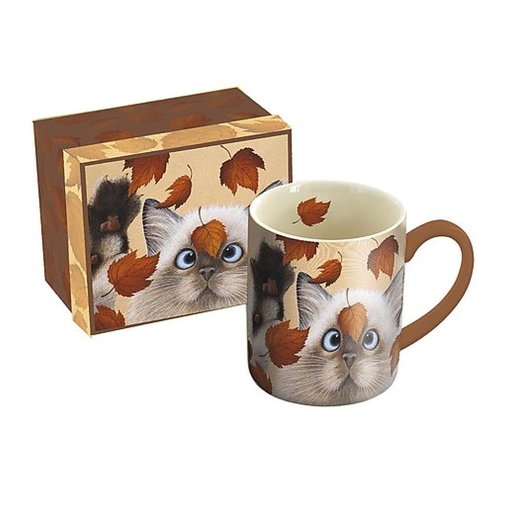 image Catching Leaves 14 oz. Mug