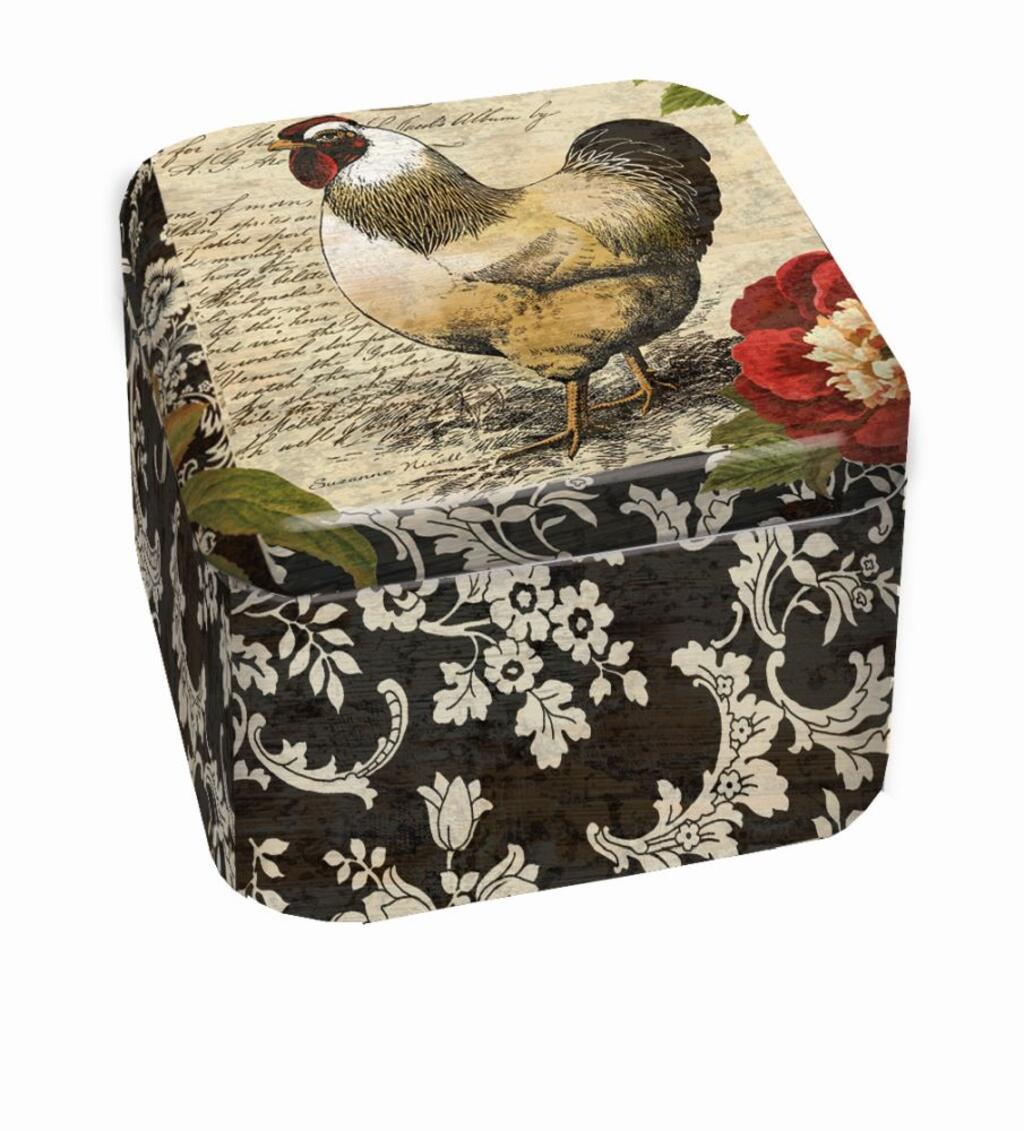 image French Rooster 9 Oz Tin Candle