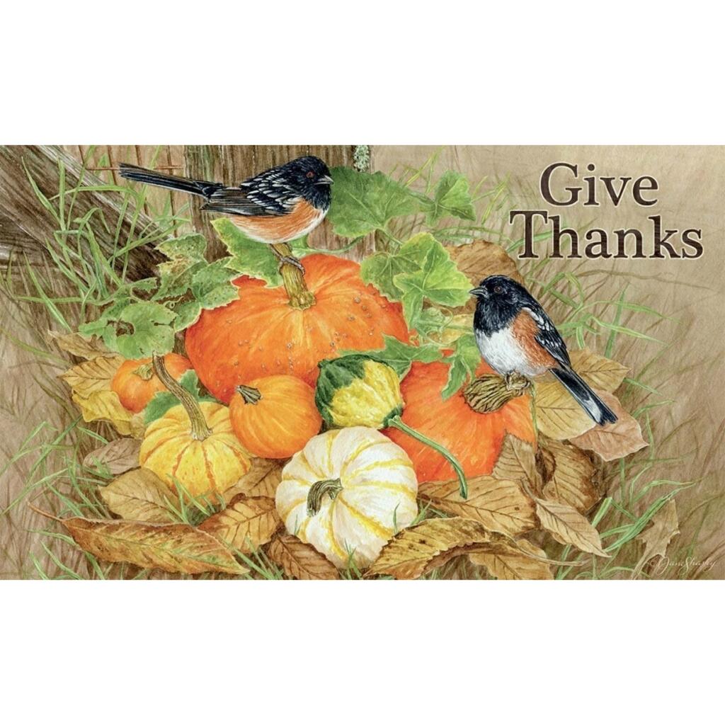 image Give Thanks Doormat
