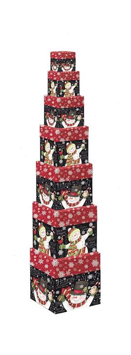image Chalkboard Snowman Decorative Boxes