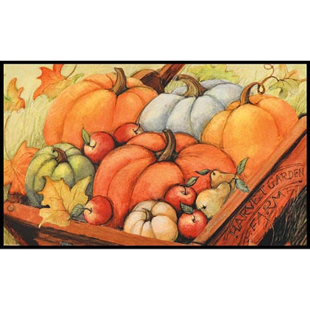 image Susan Winget Fall Harvest Doormat