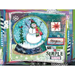 image Simple Magic 6 In X 4.5 In Classic Christmas Cards