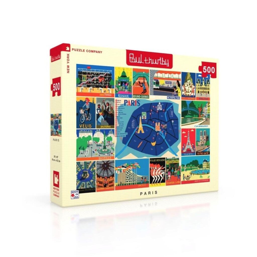 image Paris Collage 500 Piece Puzzle