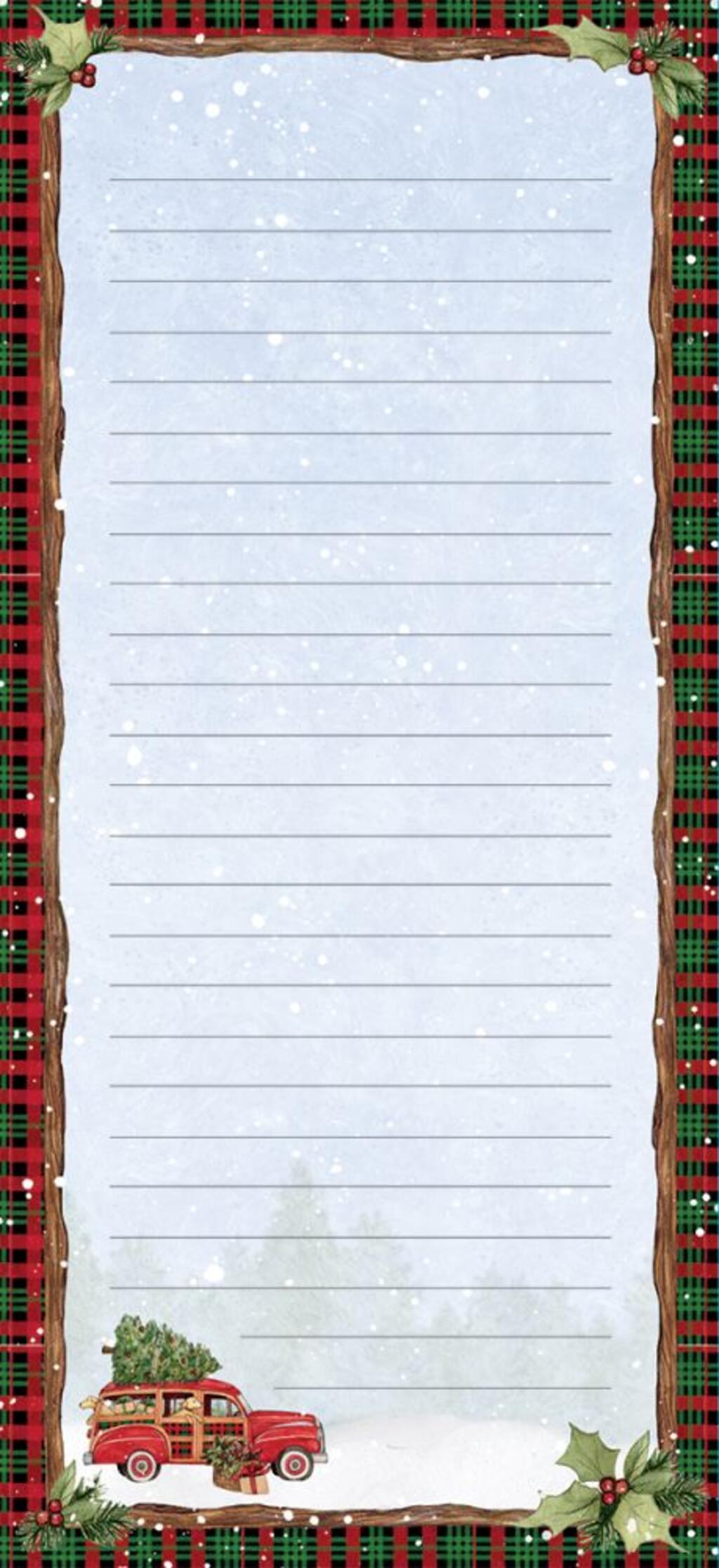 image Home for Christmas Mini List Pad