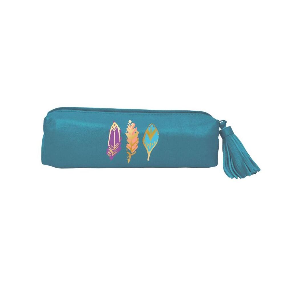 image Barbarian Brilliant Feathers (Teal) Accessory Pouch