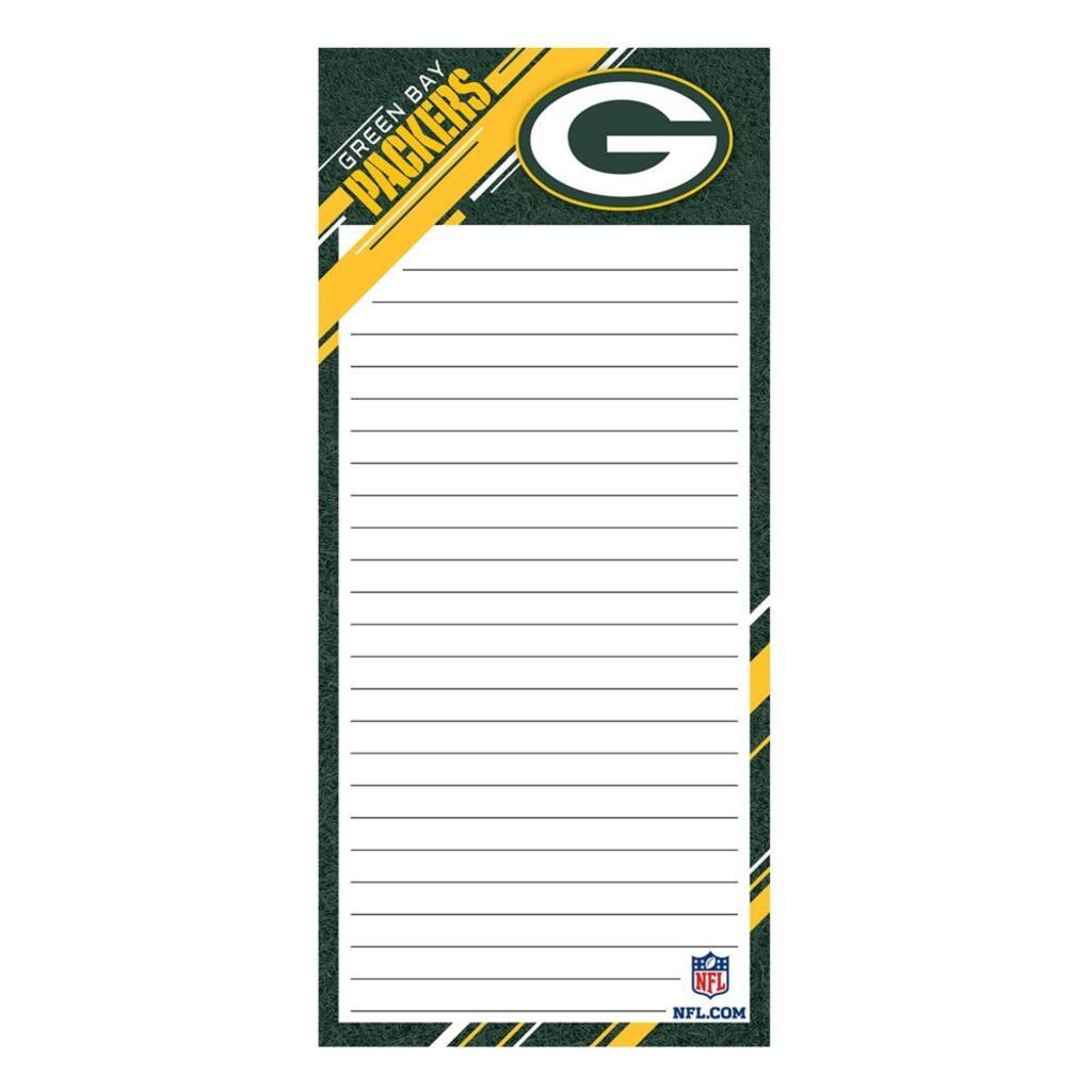 image Green Bay Packers List Pad (1 Pack)