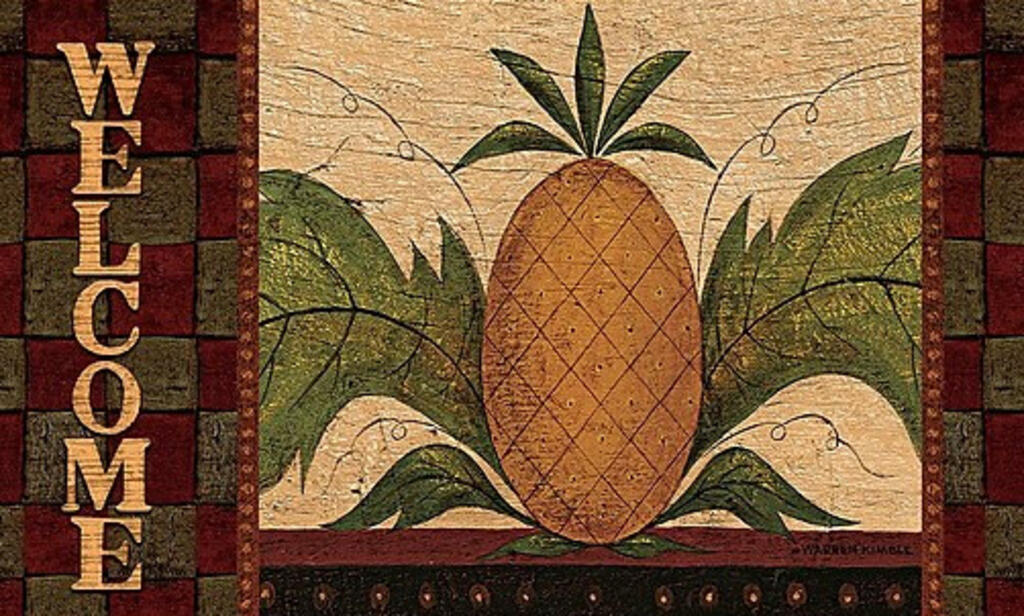 image Welcome Pineapple Door Mat