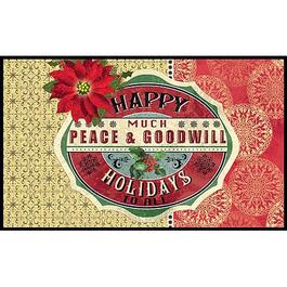 image Peace And Goodwill Doormat