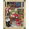 image Santa's Rocker 5.375" X 6.875" Boxed Christmas Card