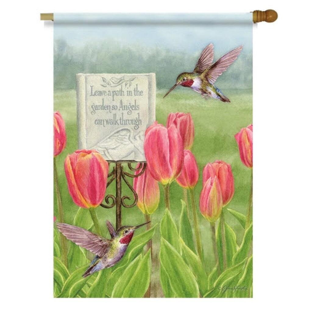 image Garden Path Outdoor Flag-Large - 28 x 40