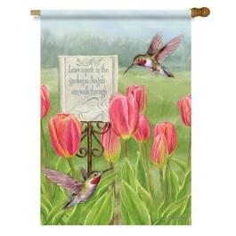image Garden Path Outdoor Flag-Large - 28 x 40