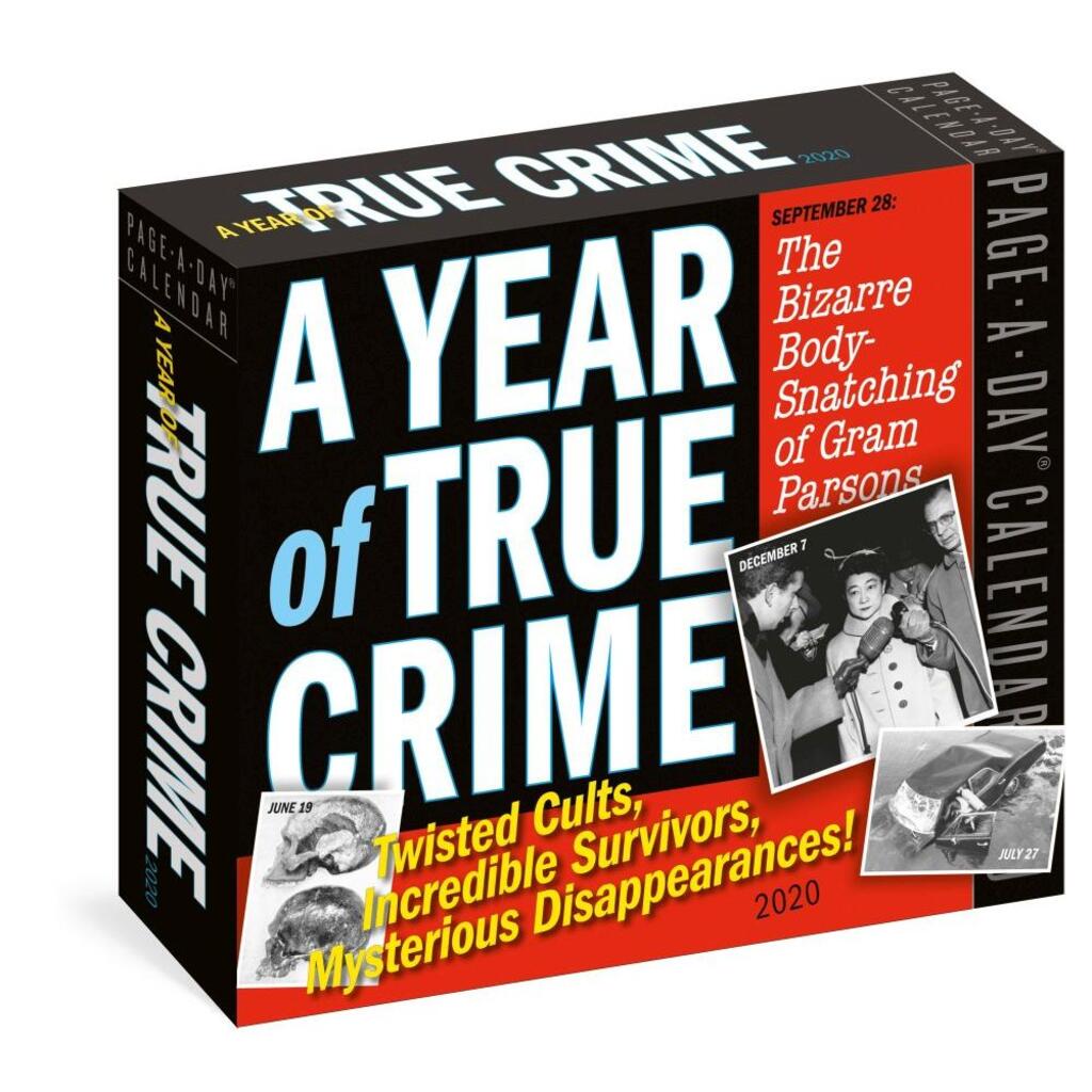 image A Year Of True Crime Desk Calendar