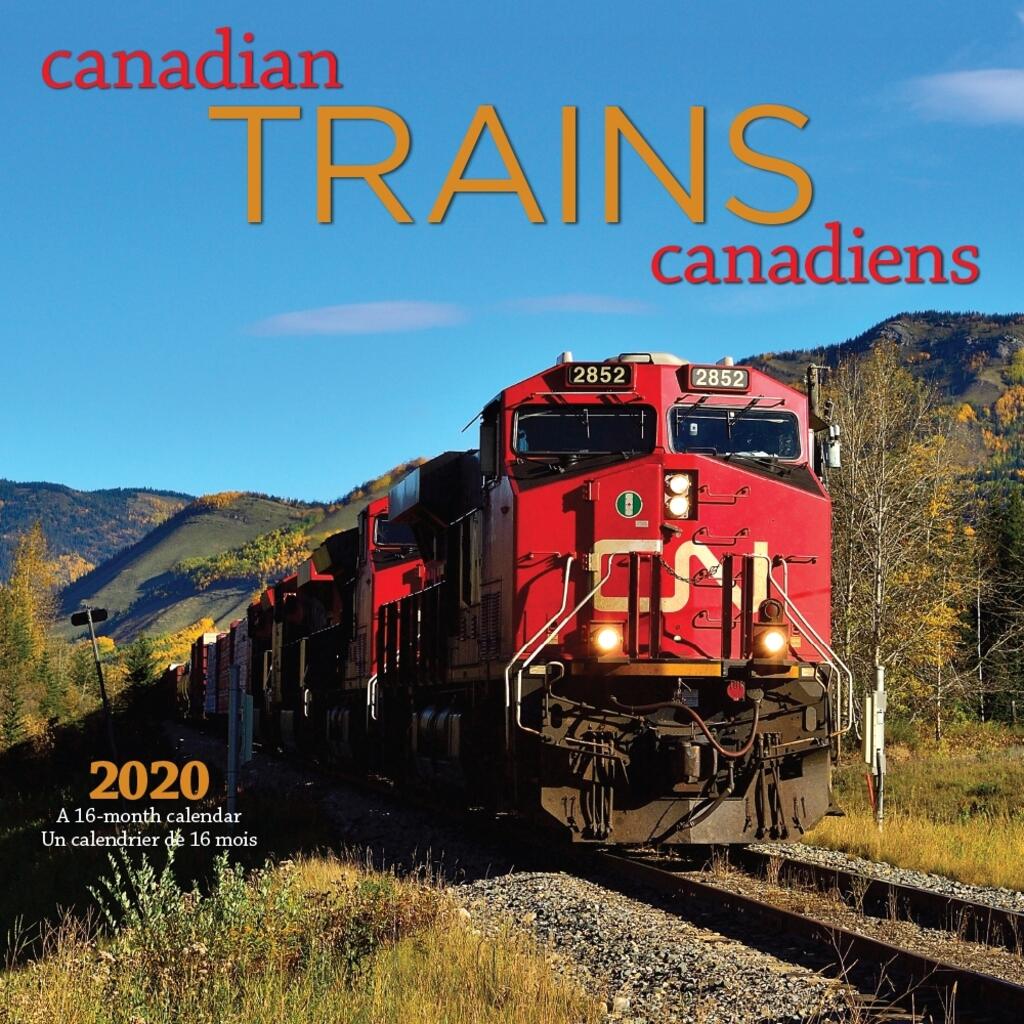 image Trains Canadian Wall Calendar