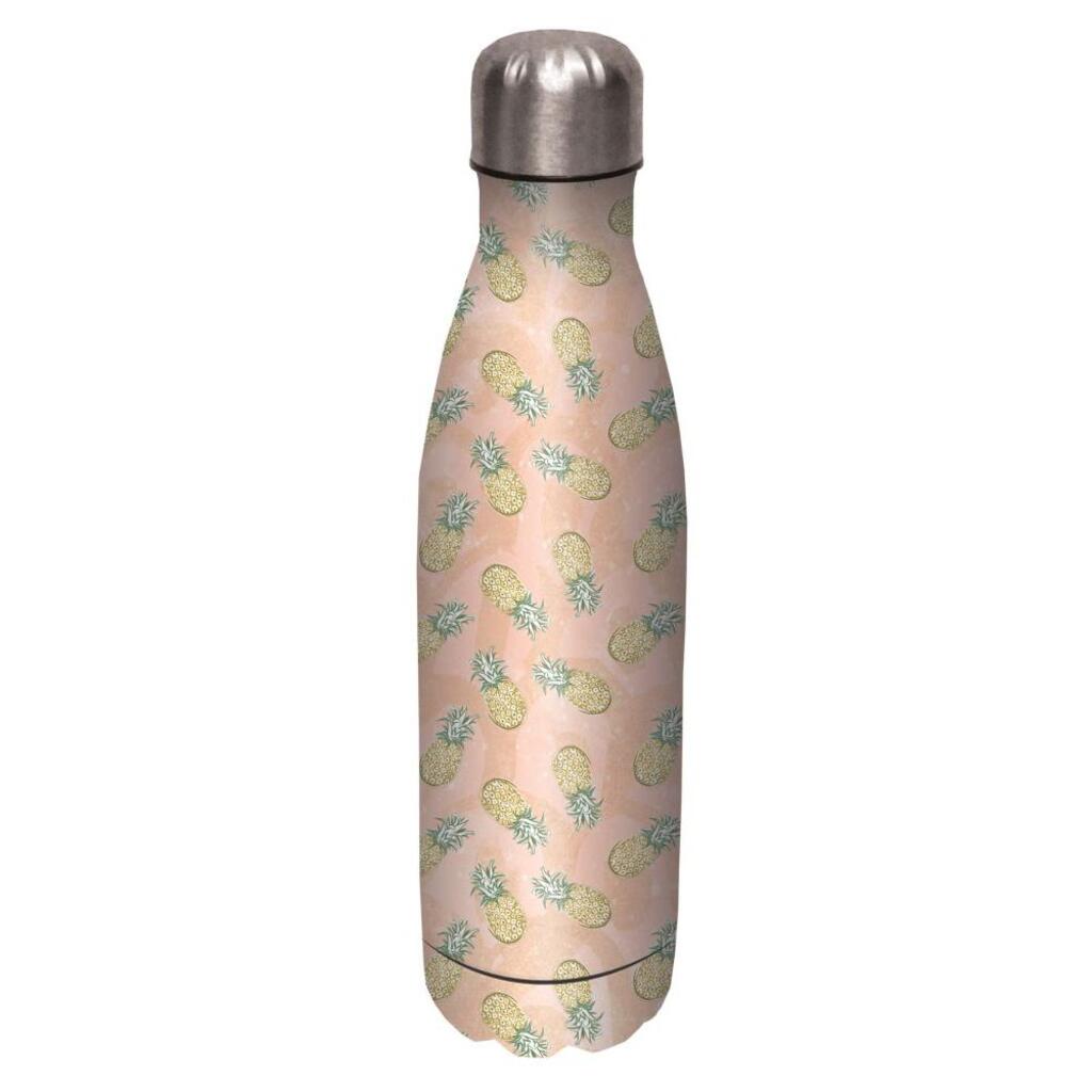 image Impressions Pineapple Paradise 17 oz. Stainless Steel Water Bottle