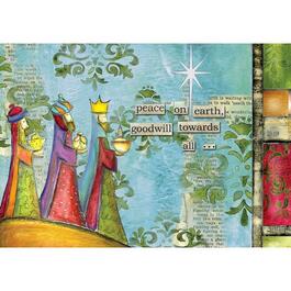 image Peace On Earth Artisan 3.5 In X 5 In Petite Christmas Cards