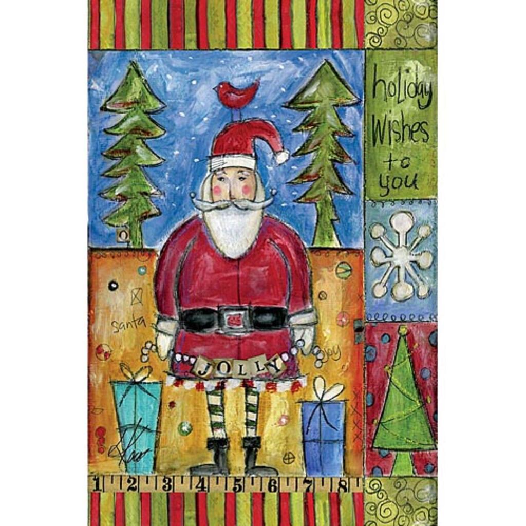 image Holiday Wishes Mini Garden Flag