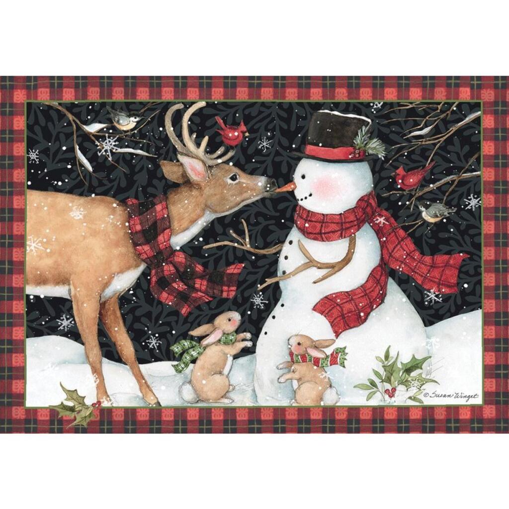 image Reindeer Kisses Petite Christmas Cards