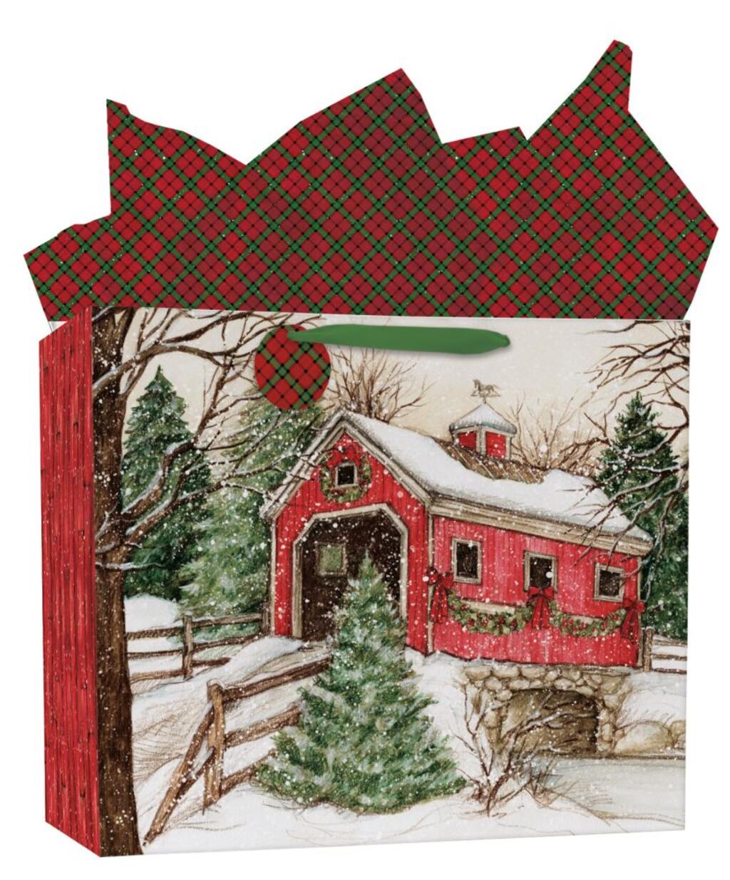 image Evergreen Christmas Jumbo Gift Bag