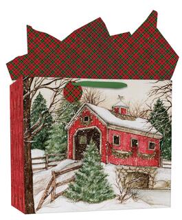 image Evergreen Christmas Jumbo Gift Bag