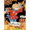 image Welcome Scarecrow Outdoor Flag-Large - 28 x 40