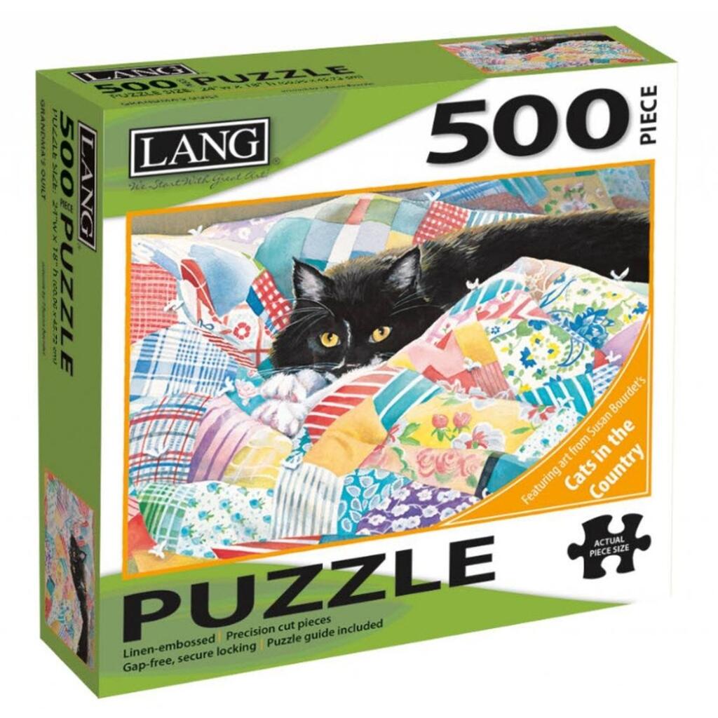 image Grandmas Quilt 500 Piece Puzzle