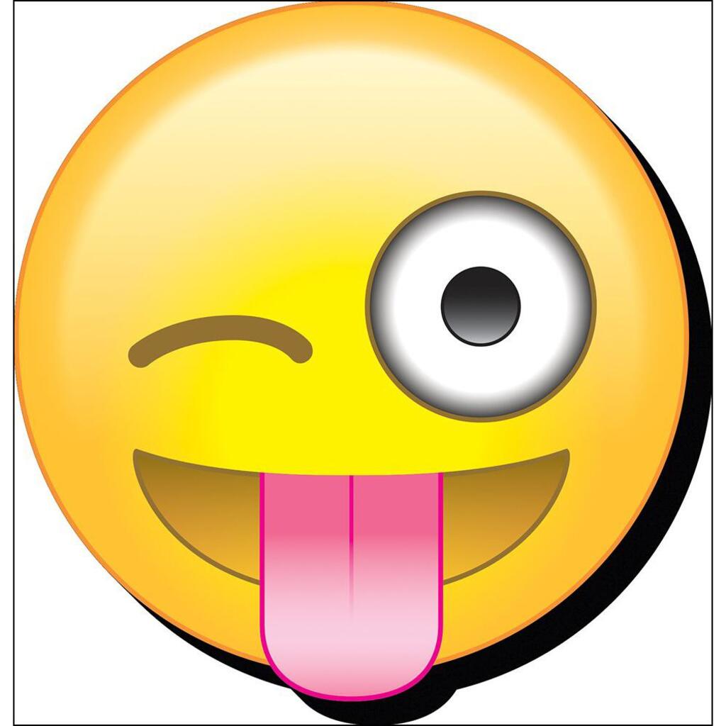 image Emoji Wink Tongue Funky Chunky Magnet