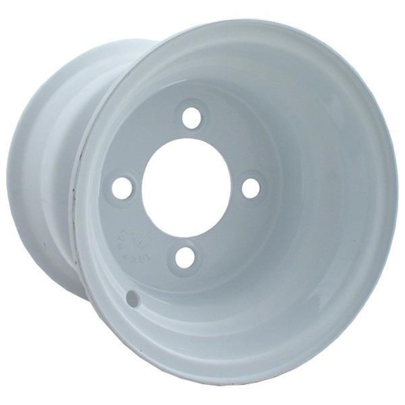 WHEEL, 10X8 STEEL, 3+5 WHITE