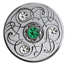 $5 Pure Silver Coin - Birthstones: May (2020)