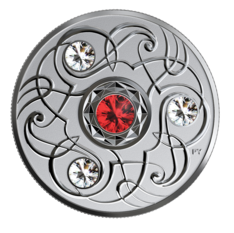 $5 Pure Silver Coin - Birthstones: January (2020)