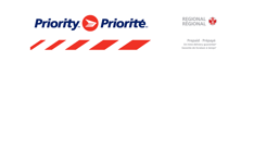 Priority&amp;trade; prepaid regional envelope - large size