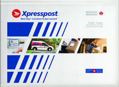 Xpresspost&amp;trade; prepaid regional cushioned envelope - large size