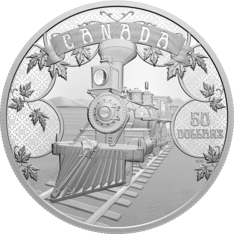 2021 $50 Pure Silver Coin - The First 100 Years of Confederation:  An Emerging Country