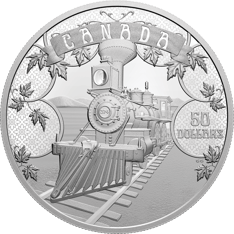 2021 $50 Pure Silver Coin - The First 100 Years of Confederation:  An Emerging Country