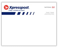 Xpresspost&trade; prepaid national envelope without label - large size