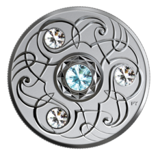 $5 Pure Silver Coin - Birthstones: March (2020)
